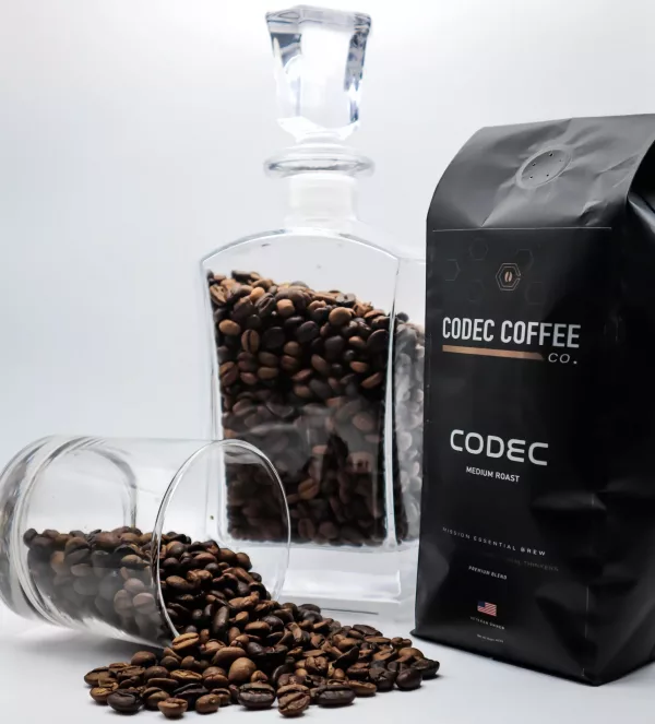 Codec coffee bag with bottle