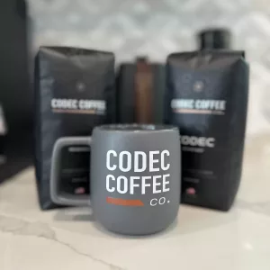 Codec Coffee Collectors Kit - 2 bags + grey mug (CC logo)